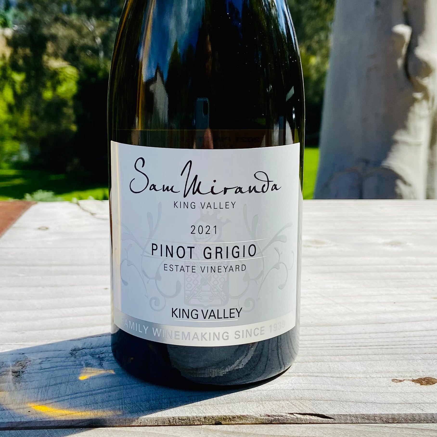 King Valley Wine, Sam Miranda Pinot Grigio