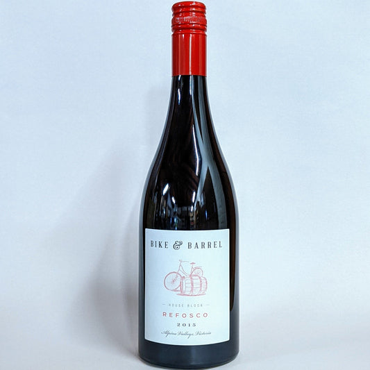 King Valley Wine Cellars, Alpine Valley Wine Bike & Barrel Refosco 2015 Rare wine varietal